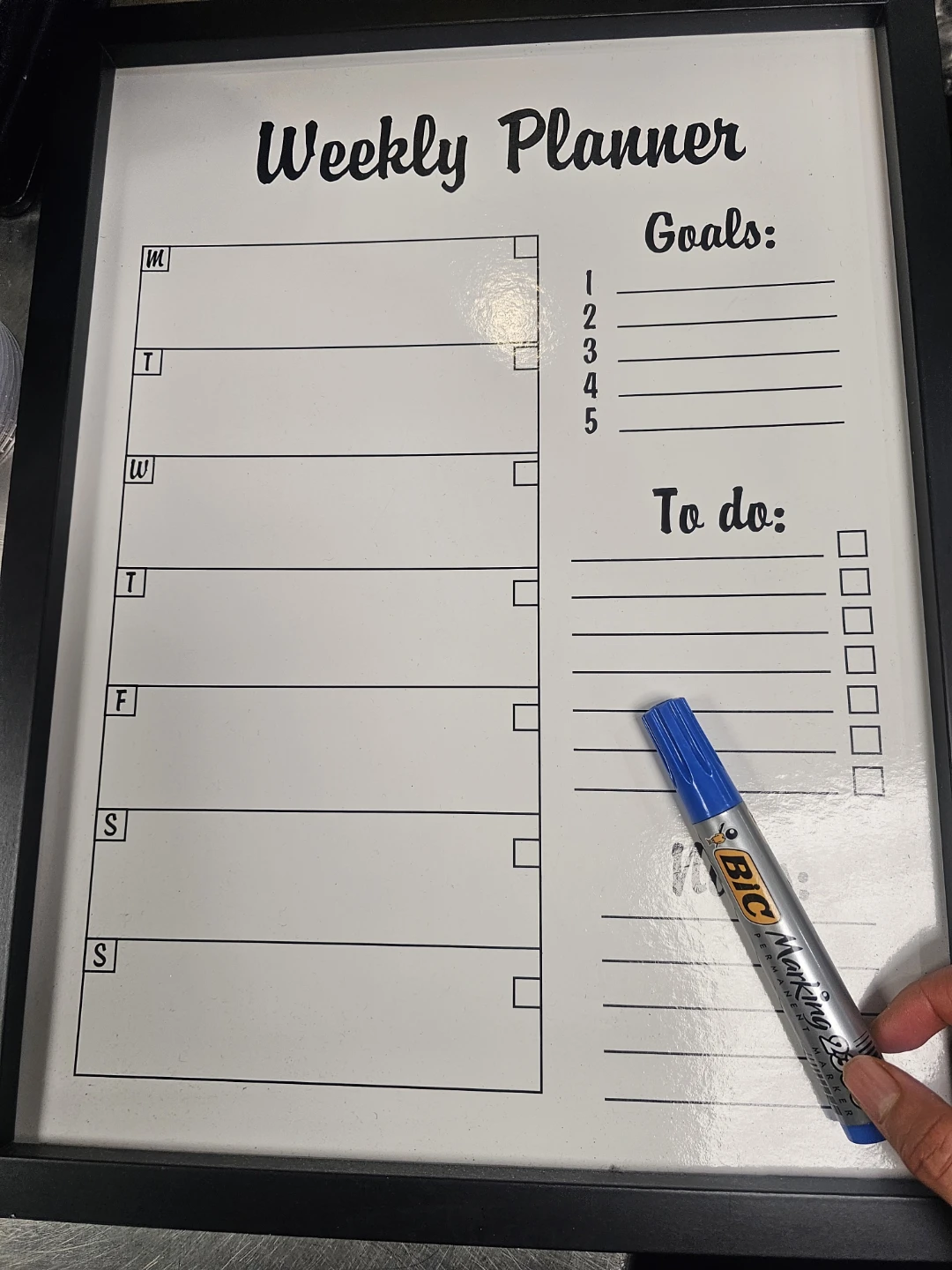 Weekly Planner Whiteboard - photo 3