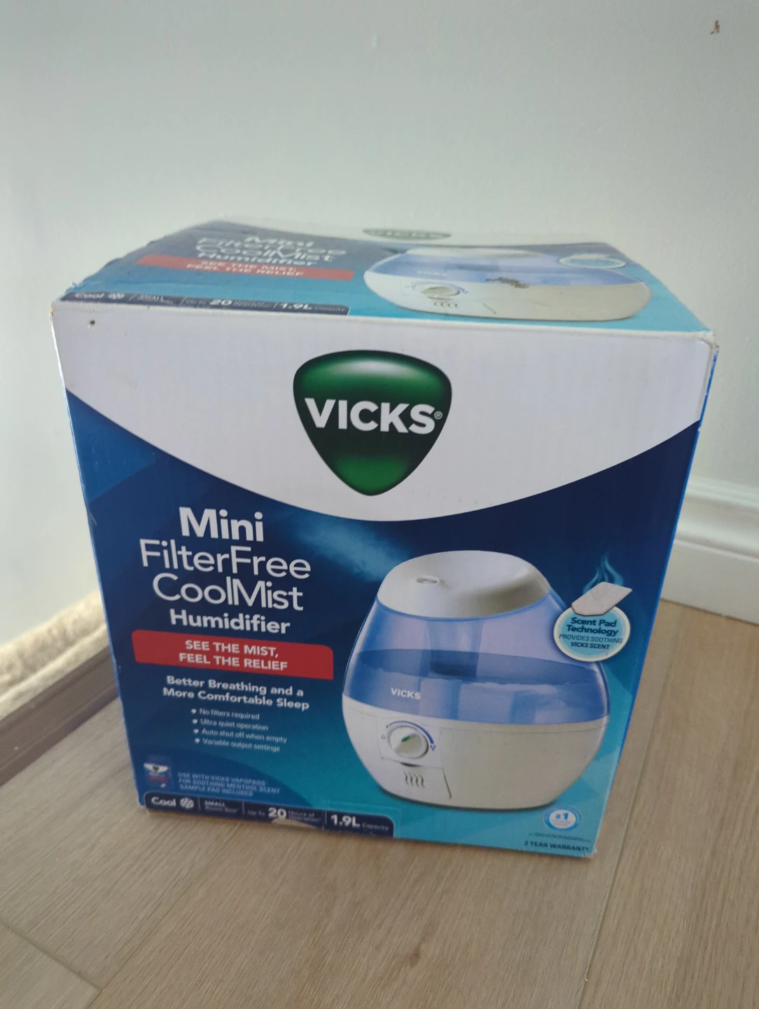 Vicks Mini FilterFree CoolMist Humidifier