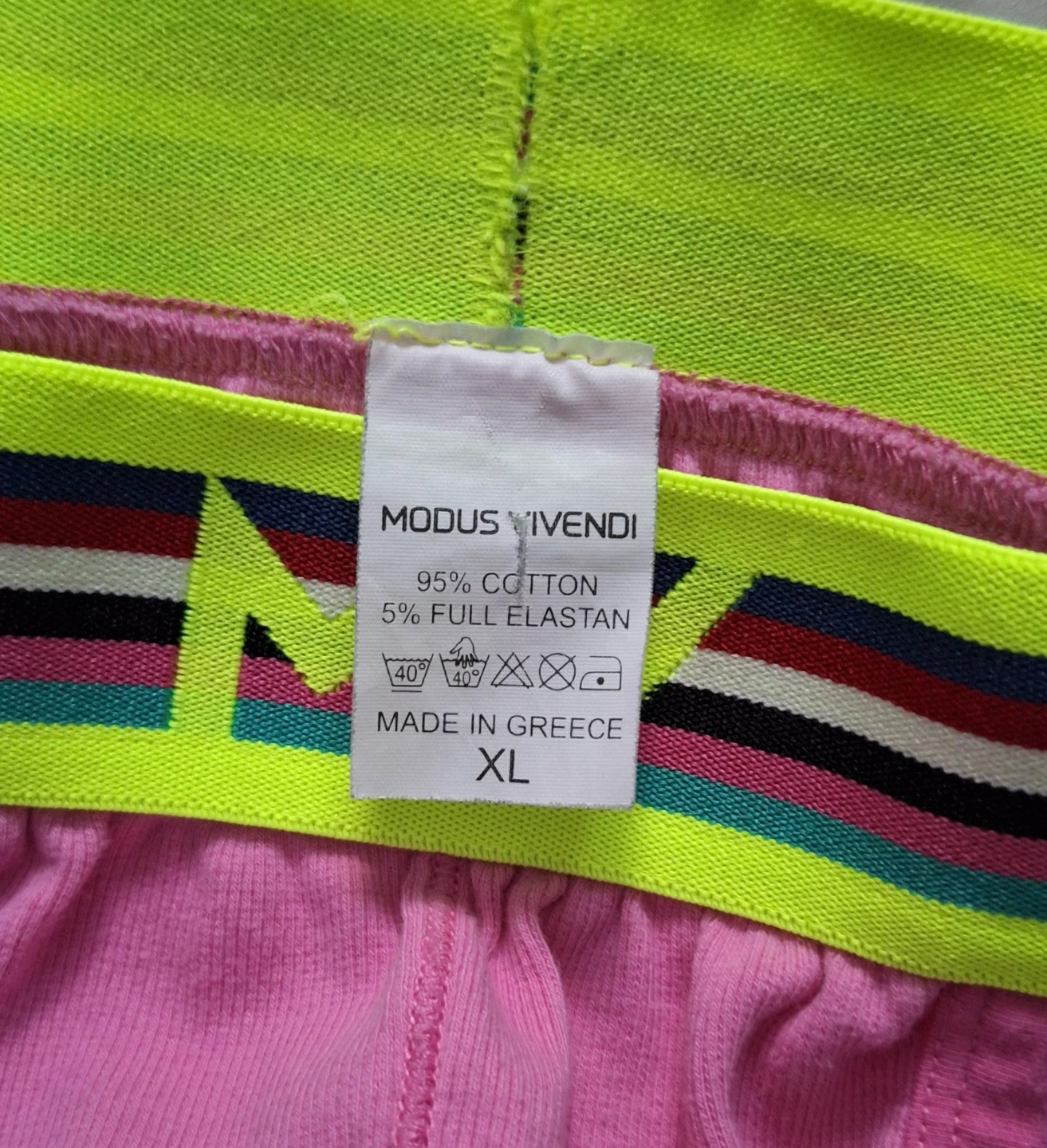 Modus Vivendi Men's Briefs - Pink, Size XL - photo 2