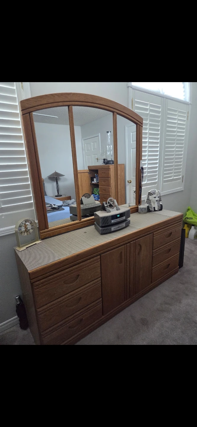 Solid Oak Bedroom set