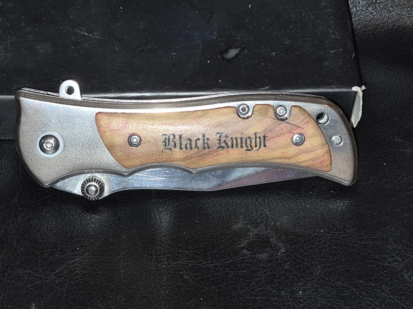 Black Knight Folding Pocket Knife - photo 3