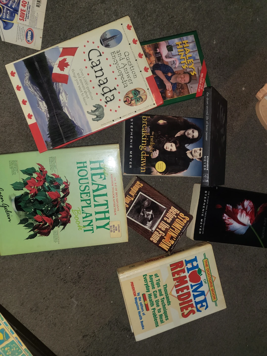 Assorted Softcover and Hardcover Books  open to offers