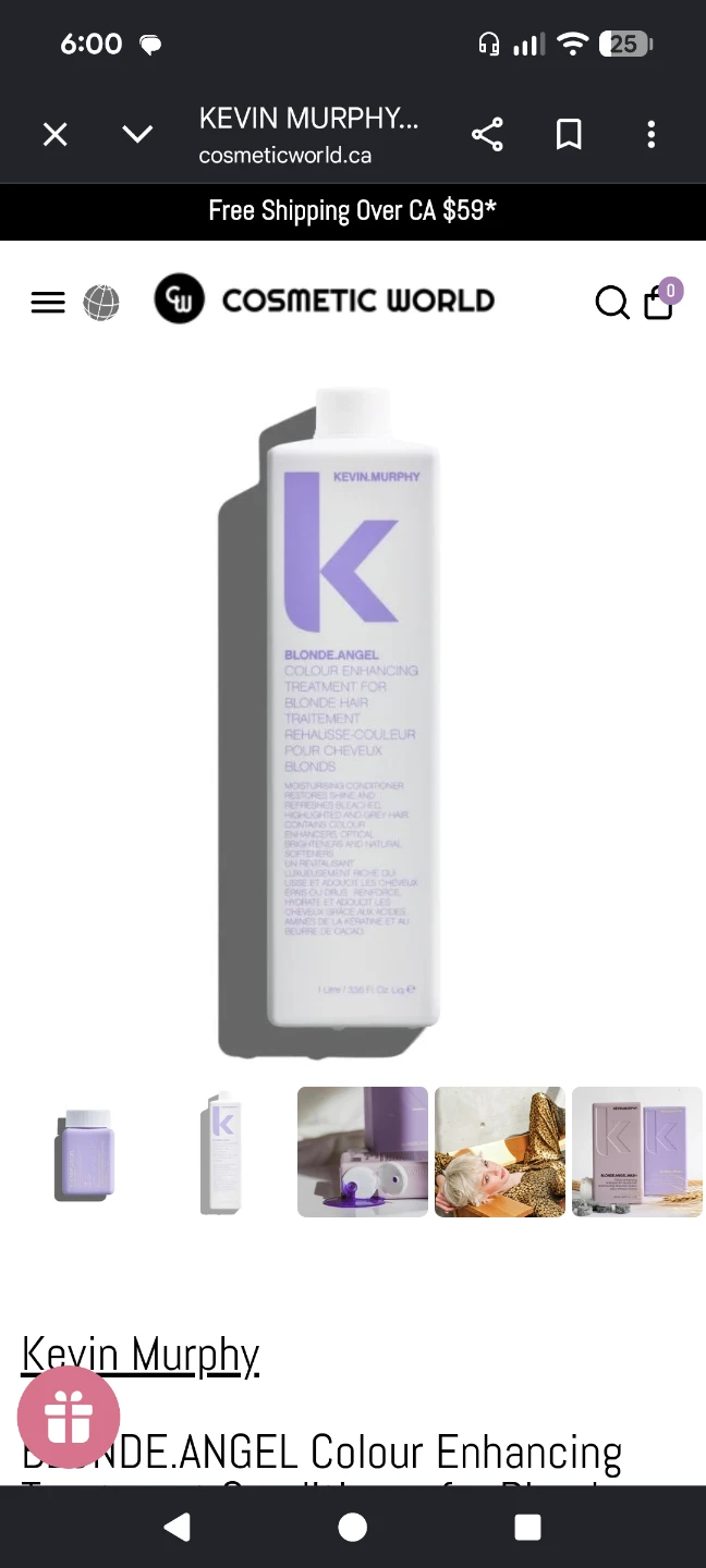 Kevin Murphy BLONDE ANGEL Colour Enhancing Treatment