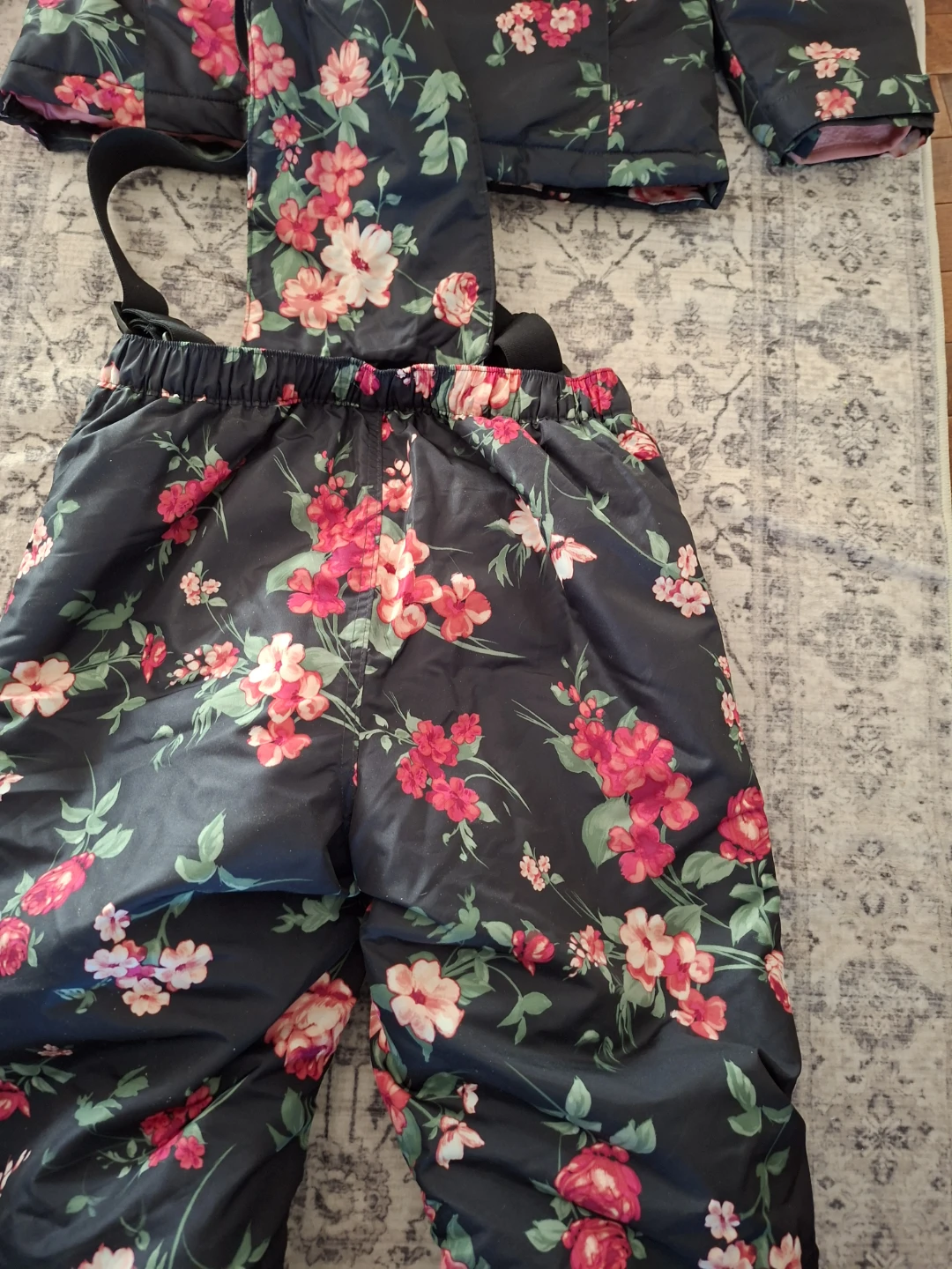Floral Winter Snow Suit Set - photo 5