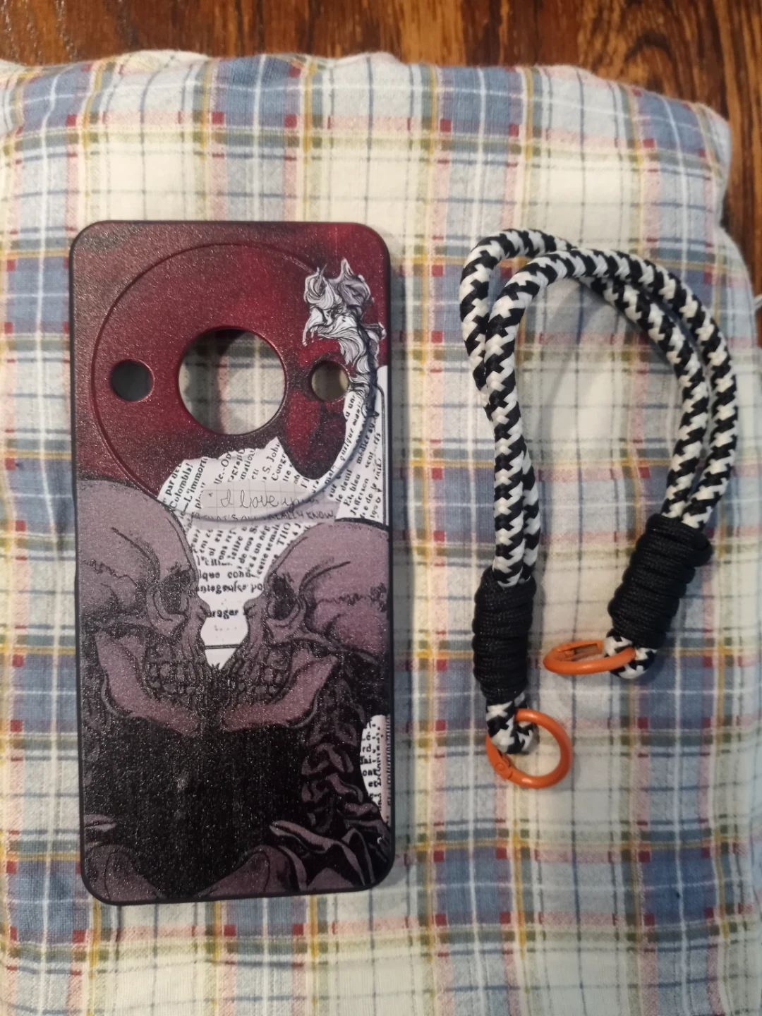 Blade A75 5G case with wrist strap