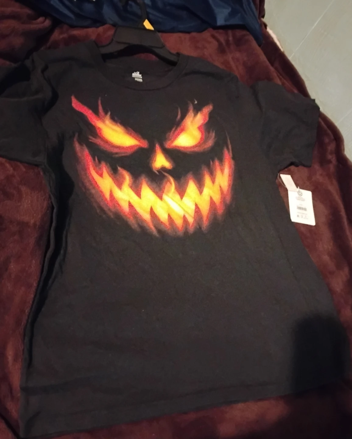 Black Jack-o-Lantern Graphic T-Shirt