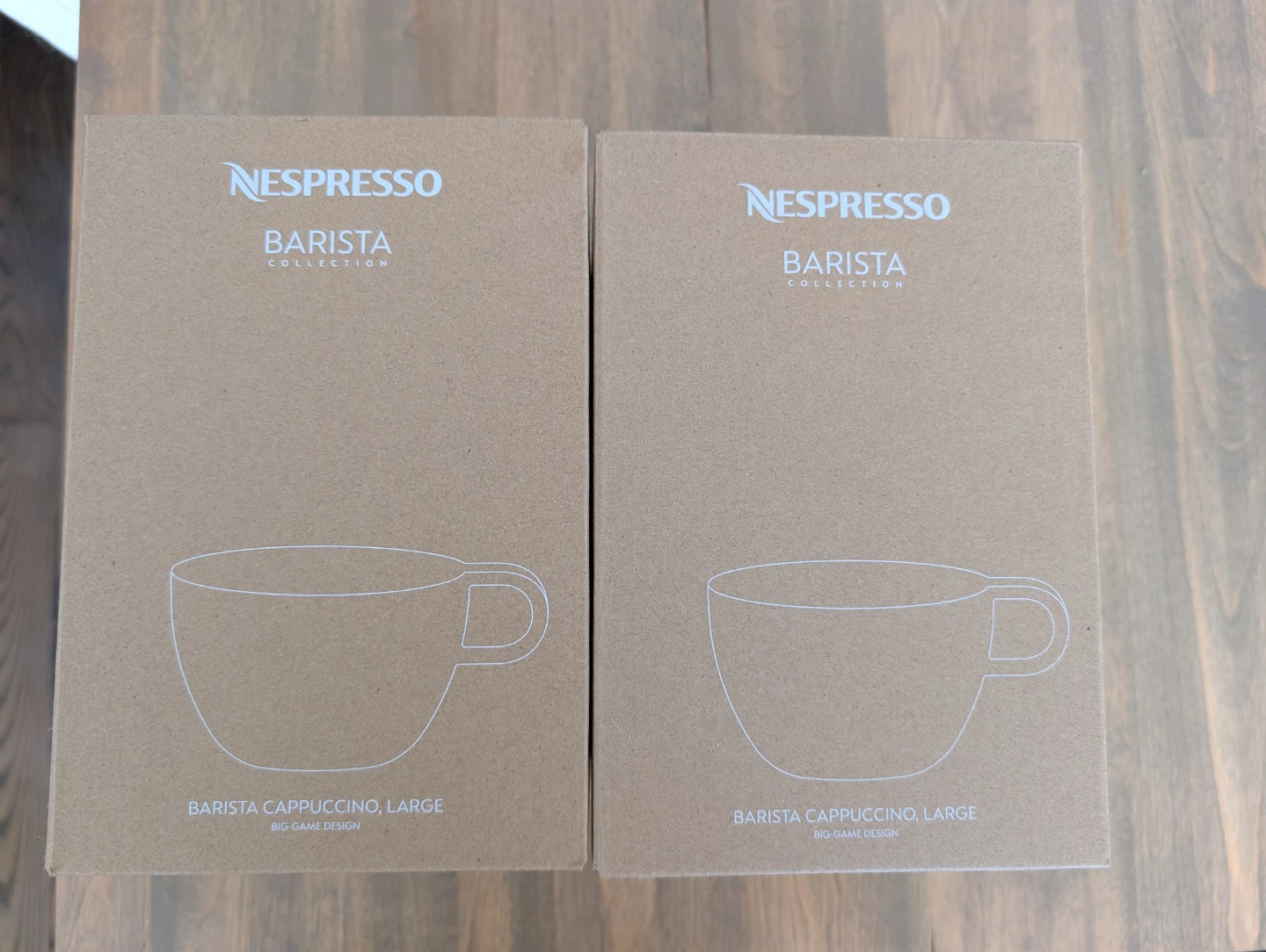 4 Nespresso Barista Collection Cappuccino Cups