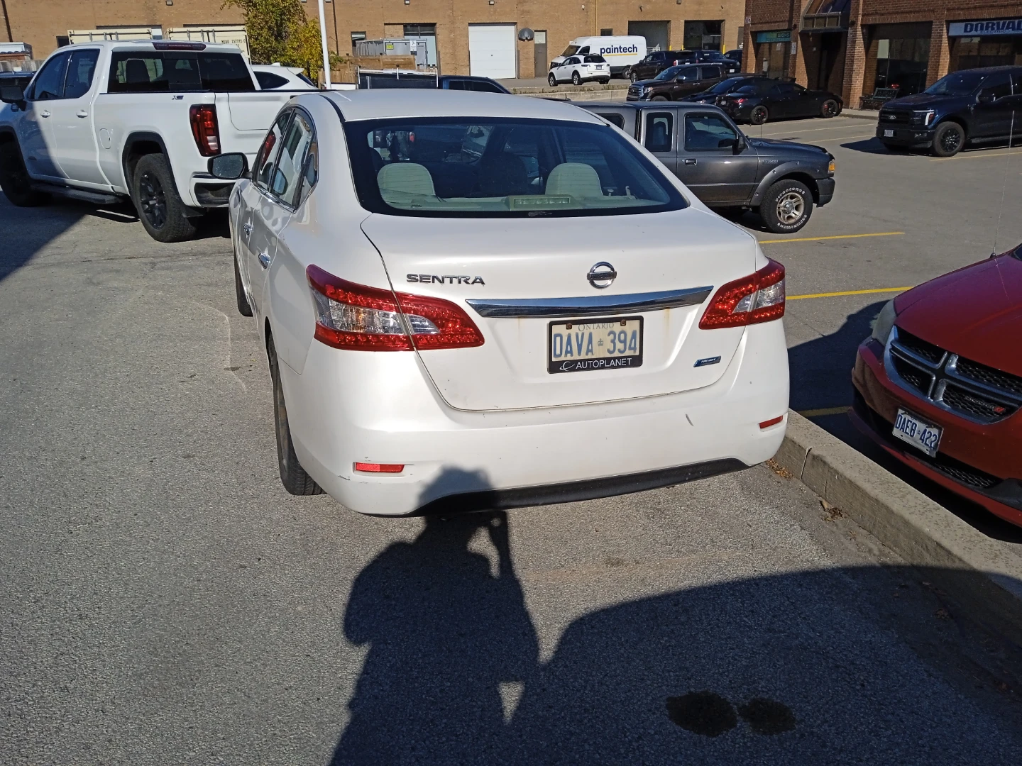 White Nissan Sentra sedan (contact) - photo 3