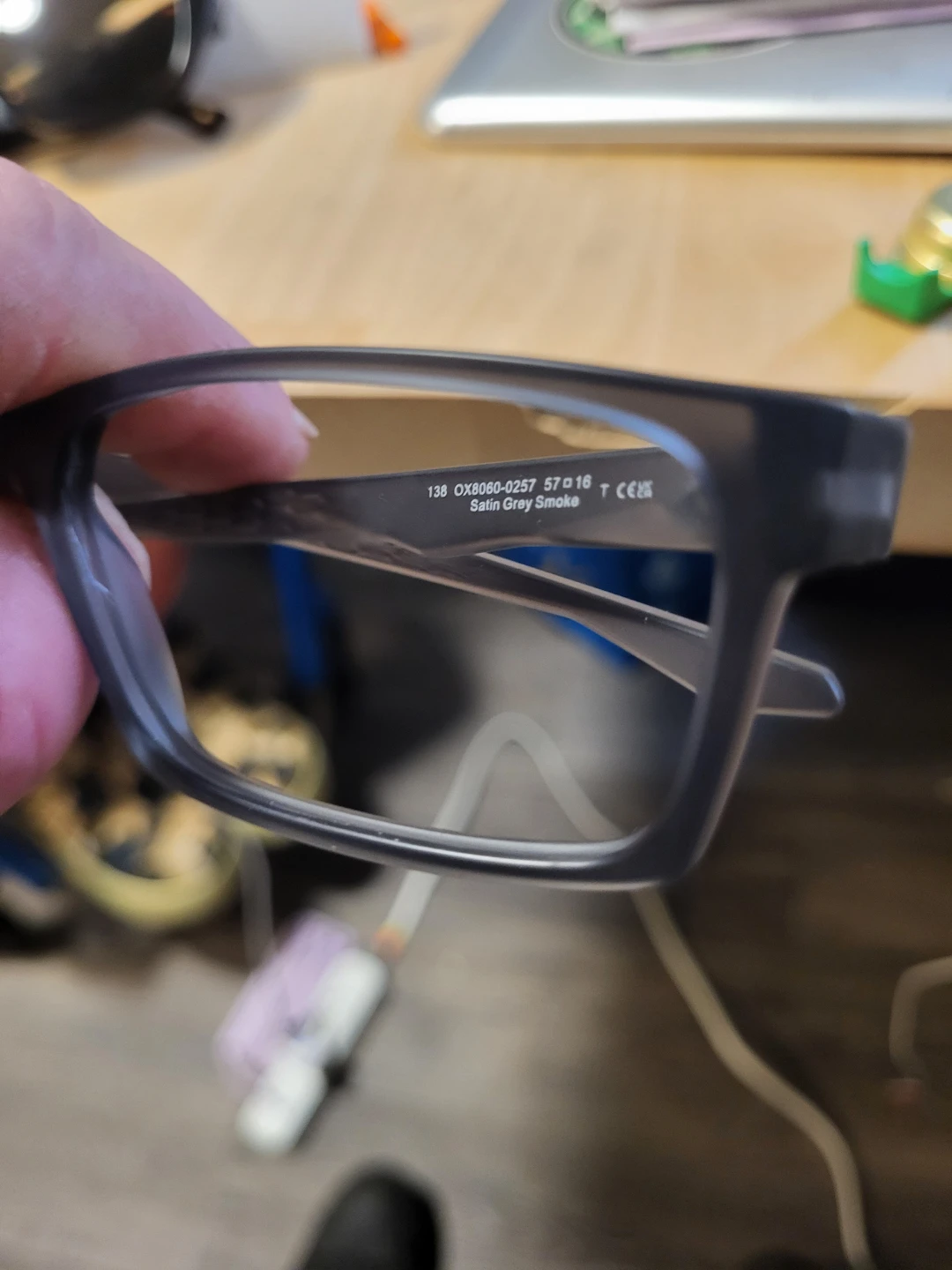 Oakley Overhead Glasses Frames Satin Grey Smoke - photo 2
