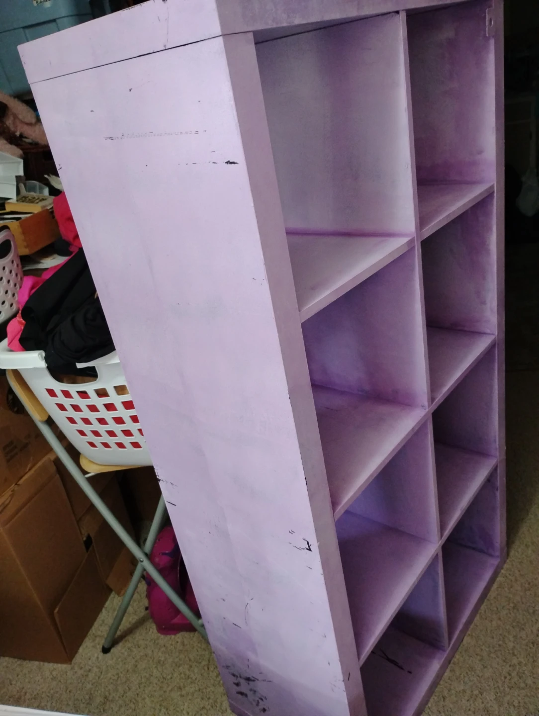 8-Cube Storage Shelf in Light Purple - photo 3