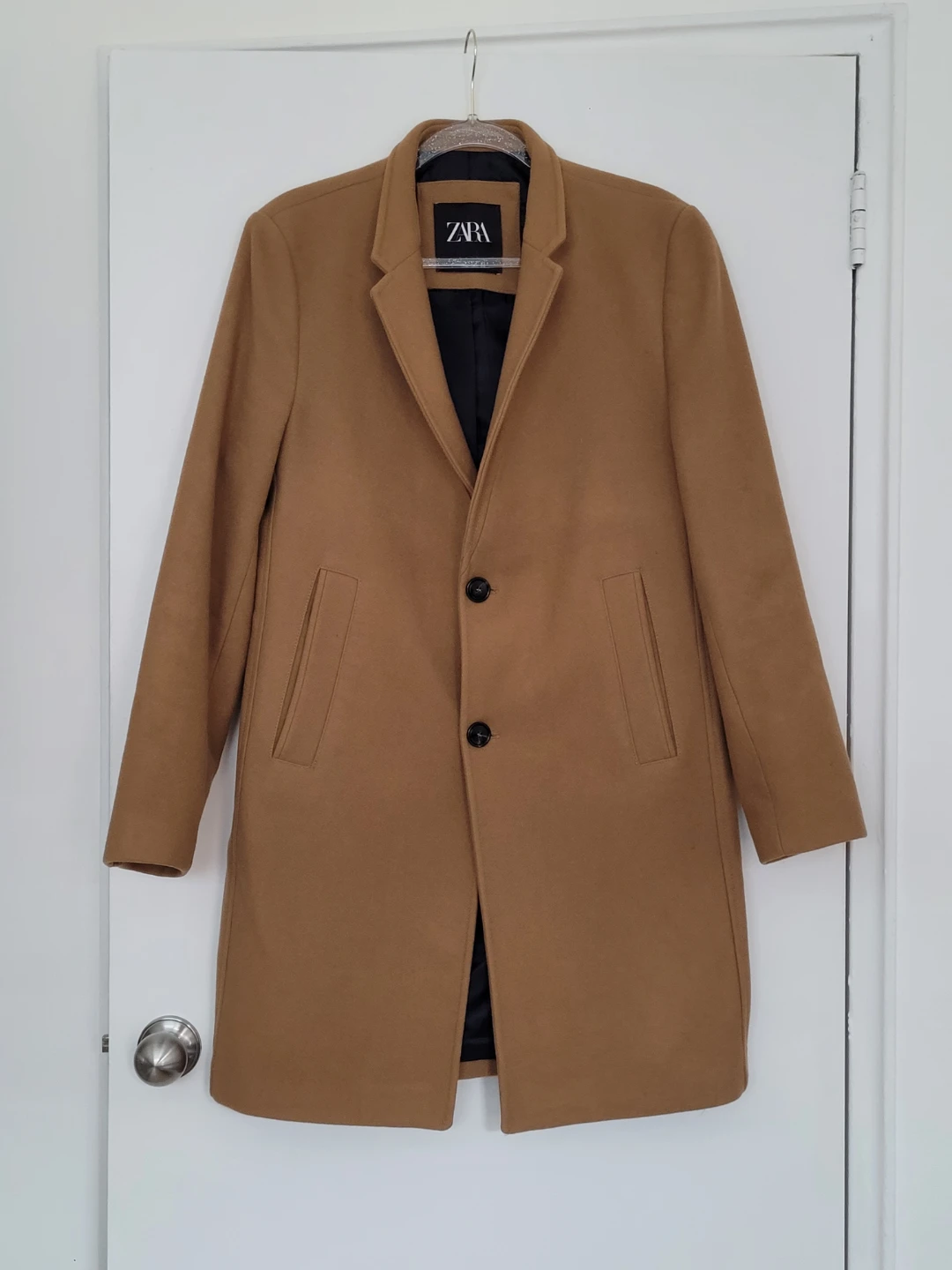 Men's ZARA Tan Wool Coat