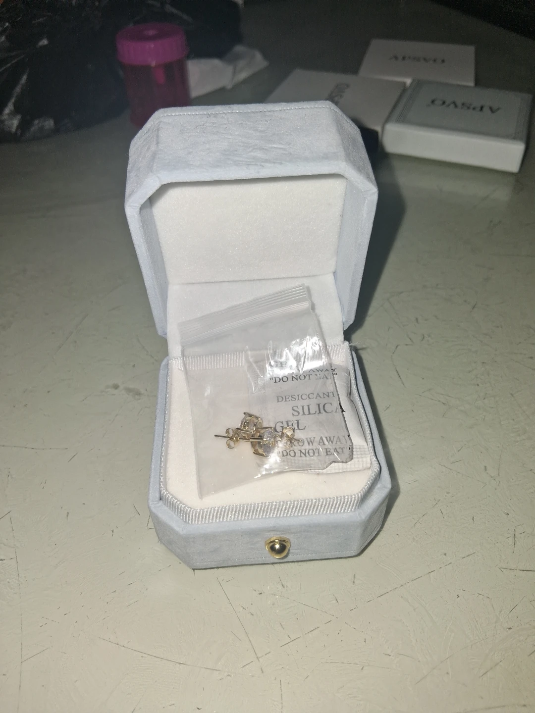 APSVO Gold Stud Earrings - photo 3