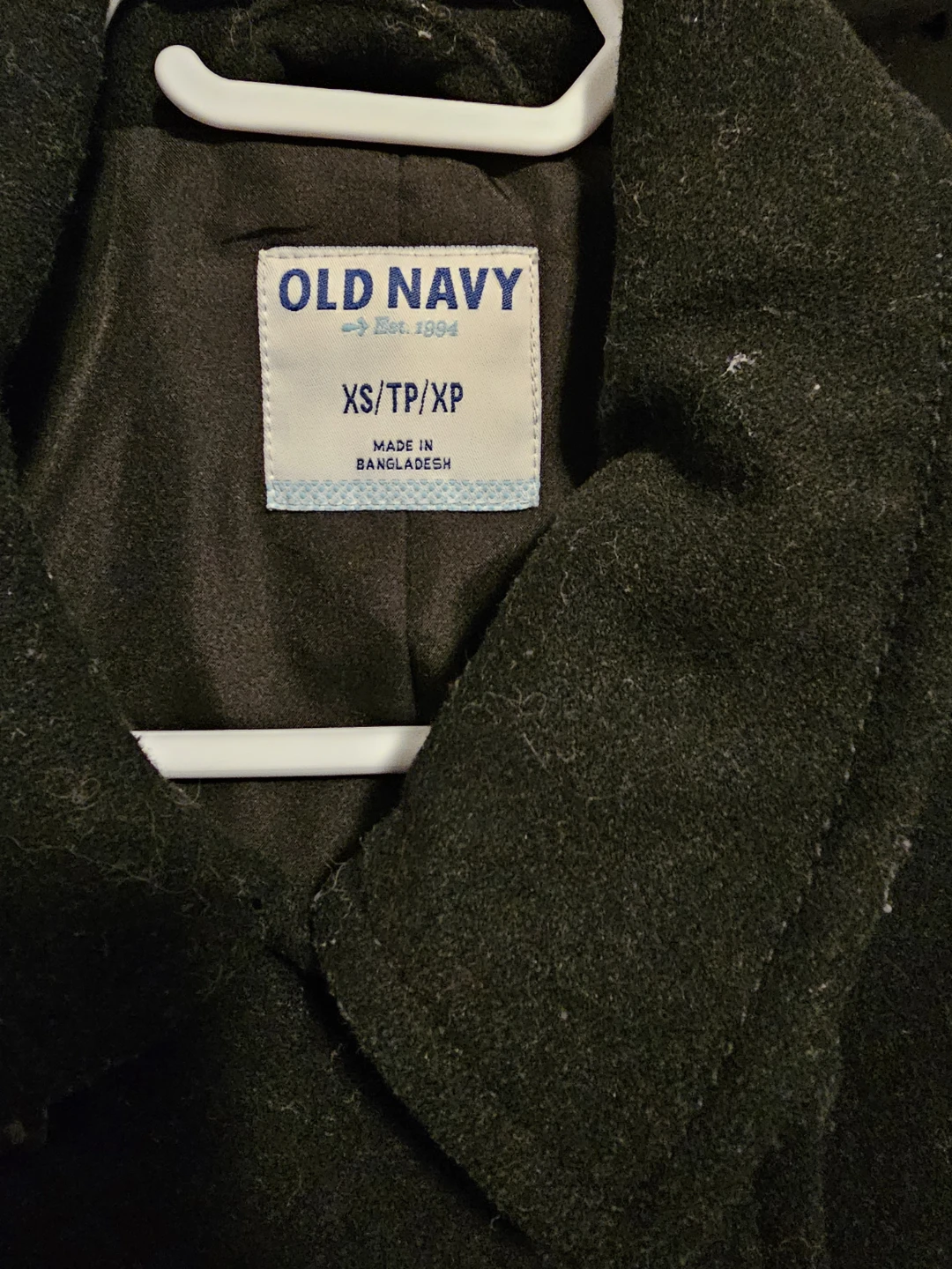 Old Navy Black Pea Coat