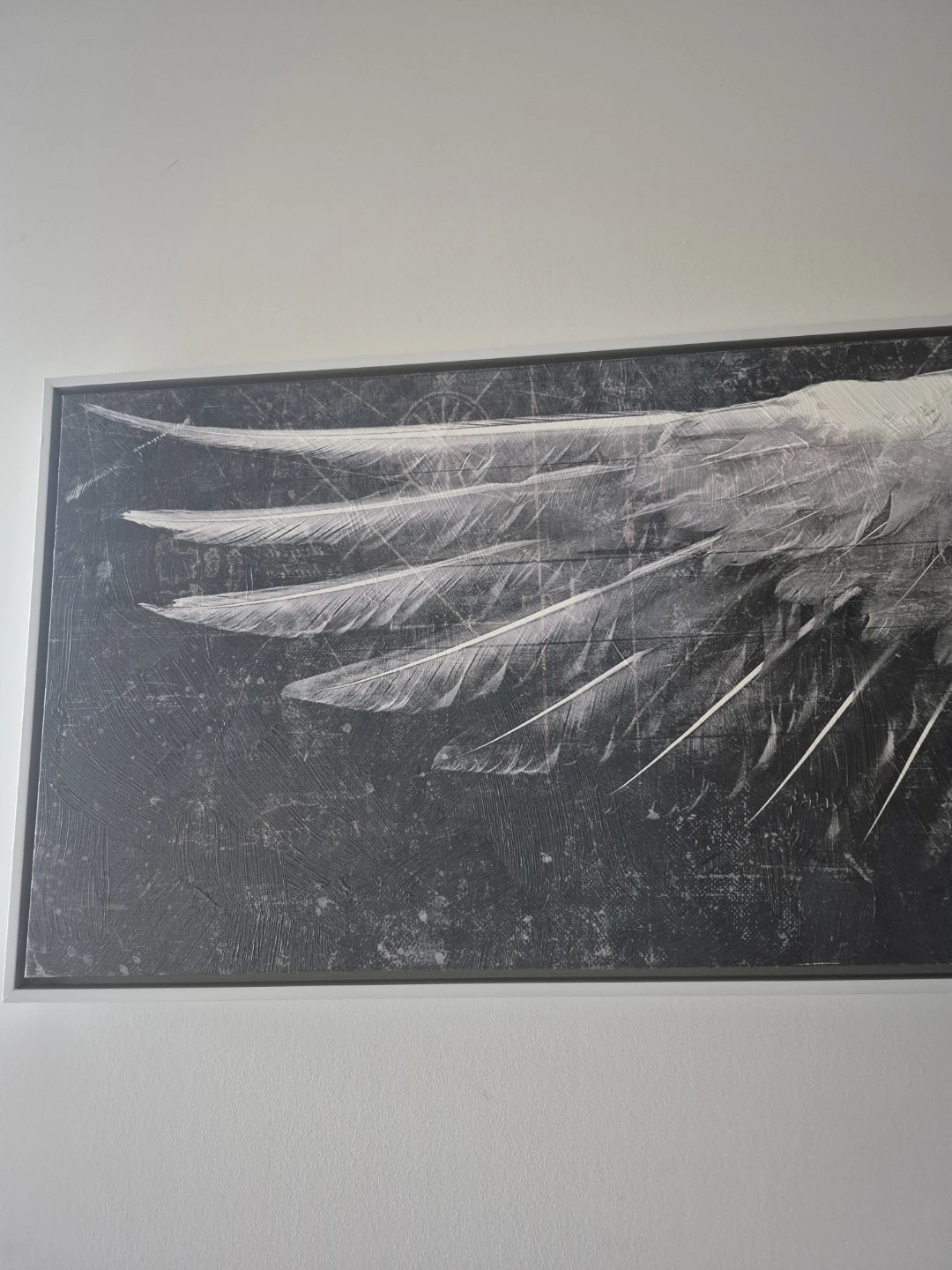 Framed Angel Wing Canvas Wall Art - photo 4