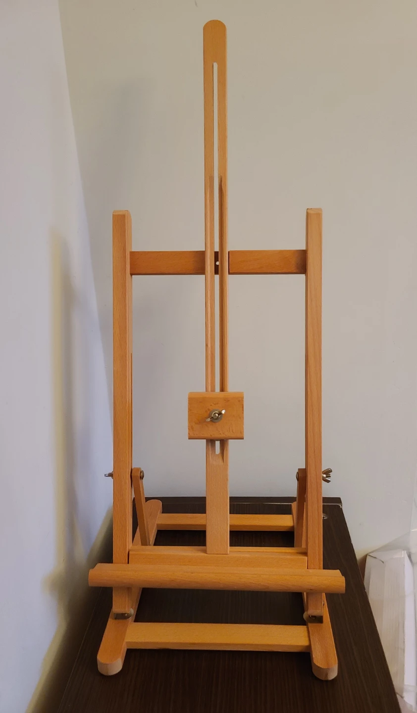 BRAND NEW Traditional Beechwood Table Top Easel (With Box)