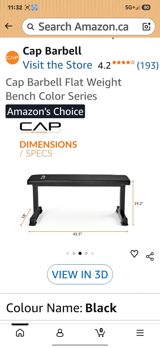 Cap Barbell Flat Weight Bench - photo 3