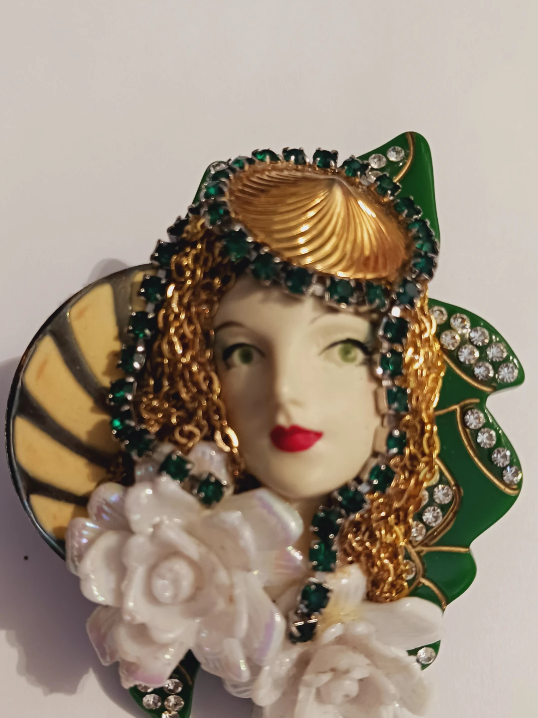 Gorgeous Vintage Signed Unique Statement Brooch - photo 2