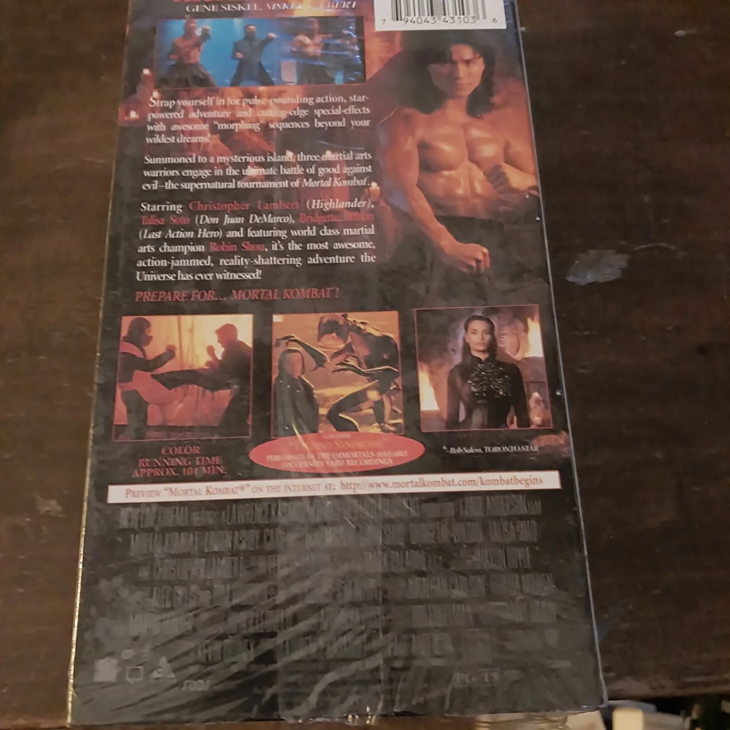 Mortal Kombat Original Movie VHS - photo 2