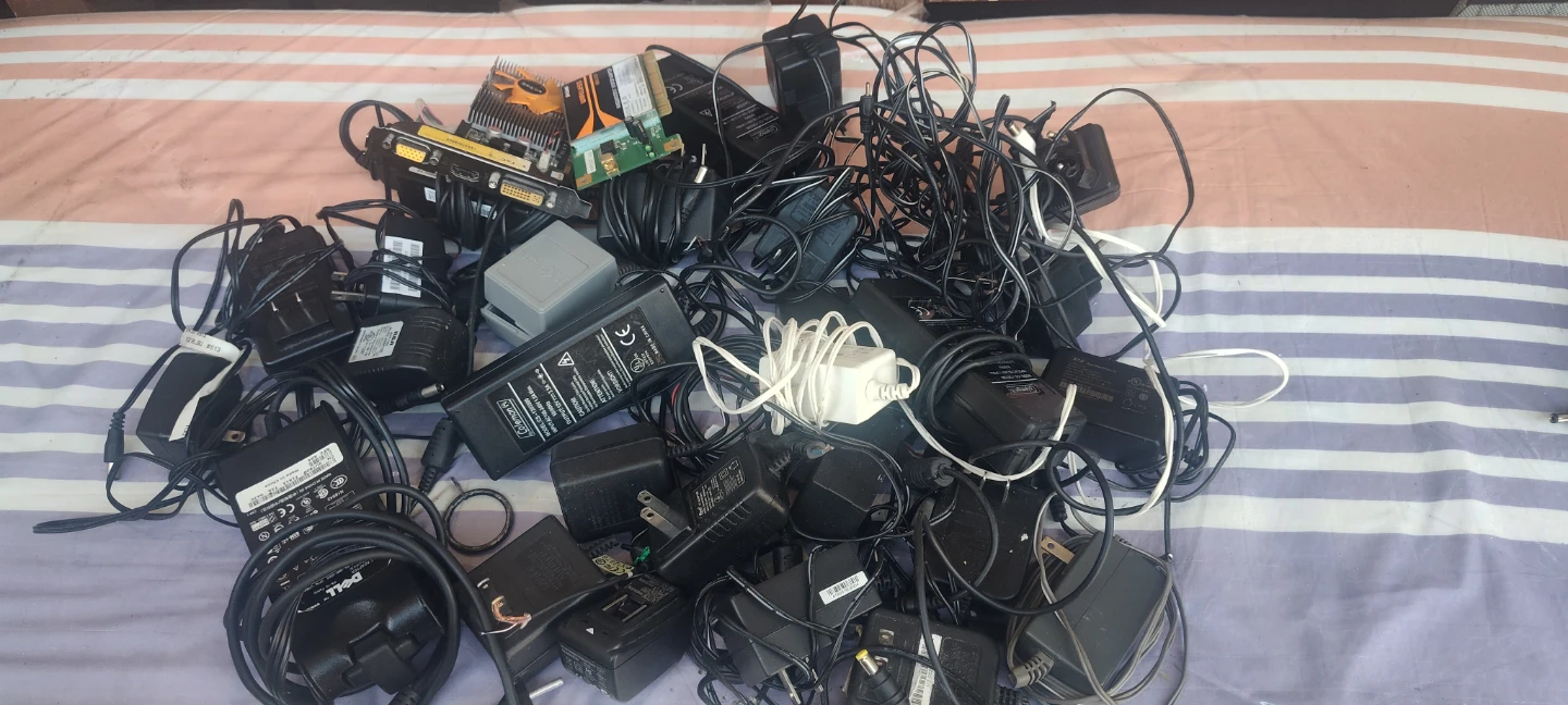 Assorted Power Adapters and Computer Parts - photo 4