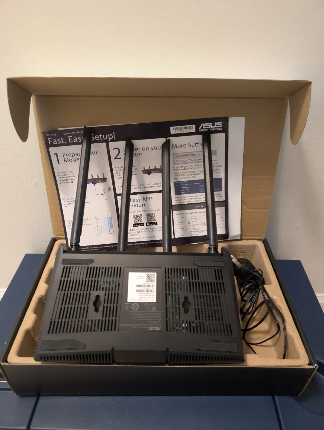 ASUS RT-AX55 AX1800 Dual Band WiFi 6 Router - photo 4