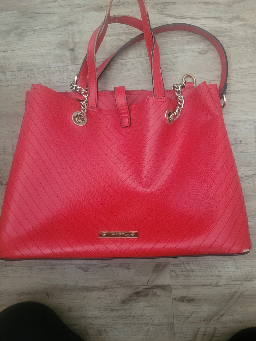 ALDO Red Tote Bag