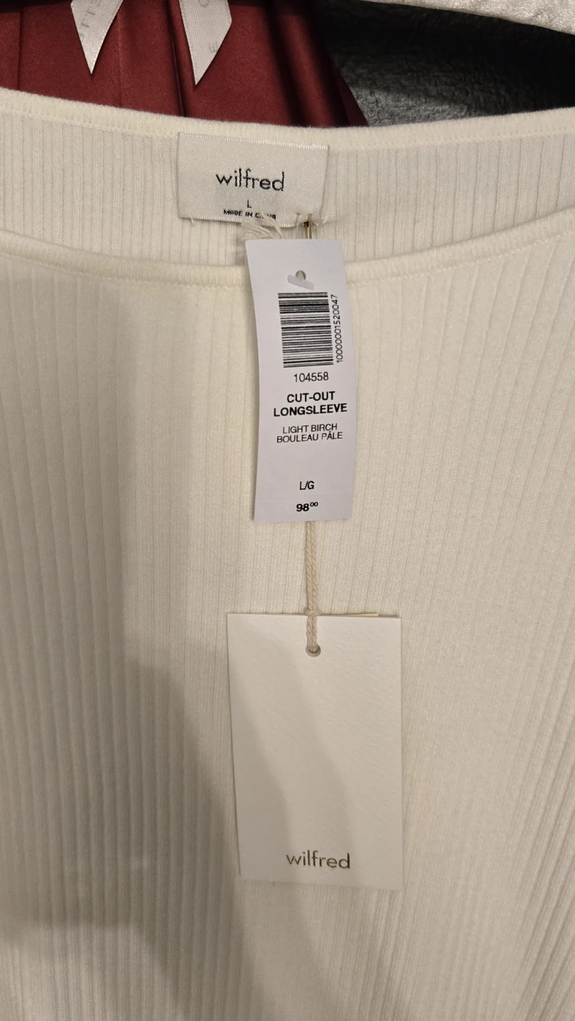 Wilfred Cut-Out Longsleeve Dress - Light Birch