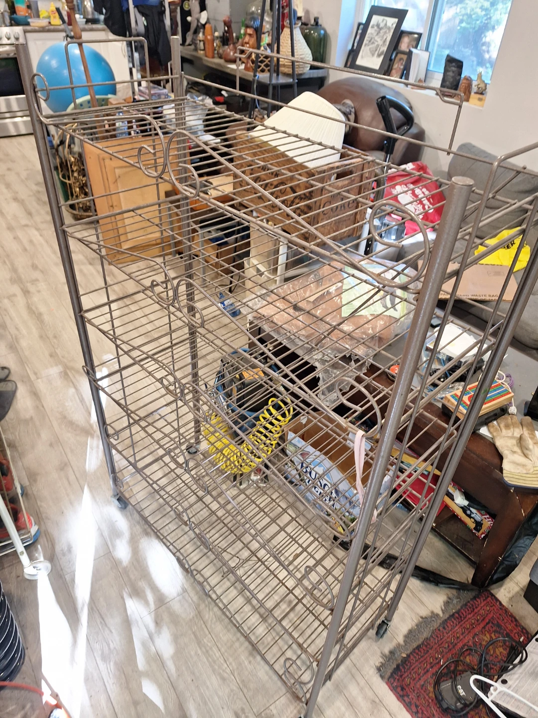 Metal Wire Rolling Storage Shelf - photo 5