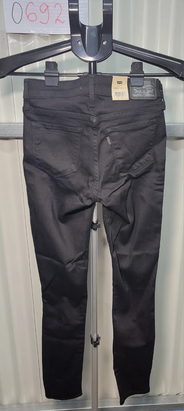 Brand new. Levi's 711 Skinny Jeans Black size 25 (0692) - photo 2