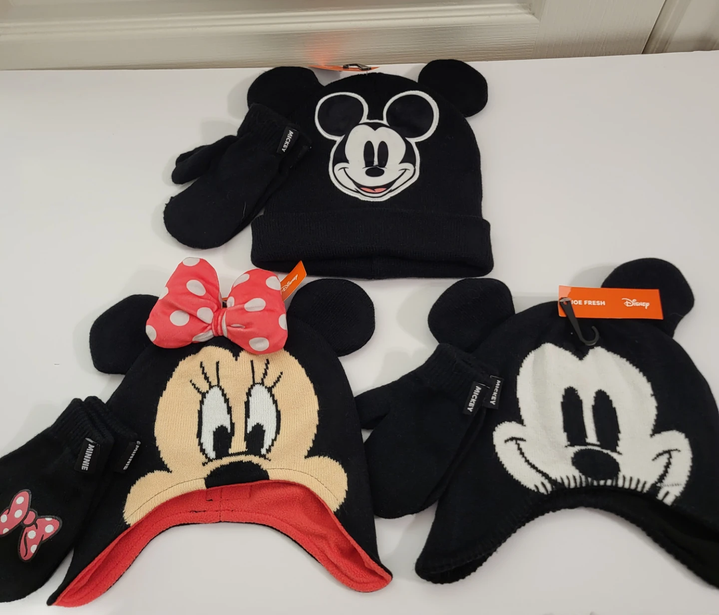 Disney Joe Fresh Kids Hat and Mitten Set