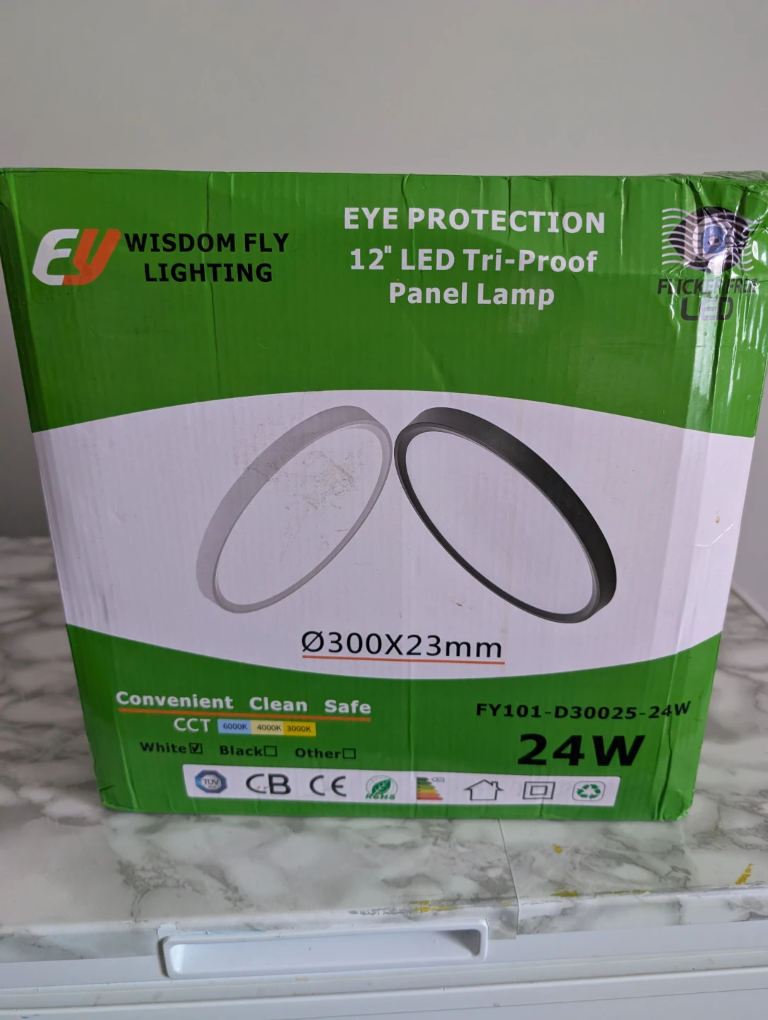 Wisdom Fly Lighting 12 inch LED Panel Lamp Set (6 pack)