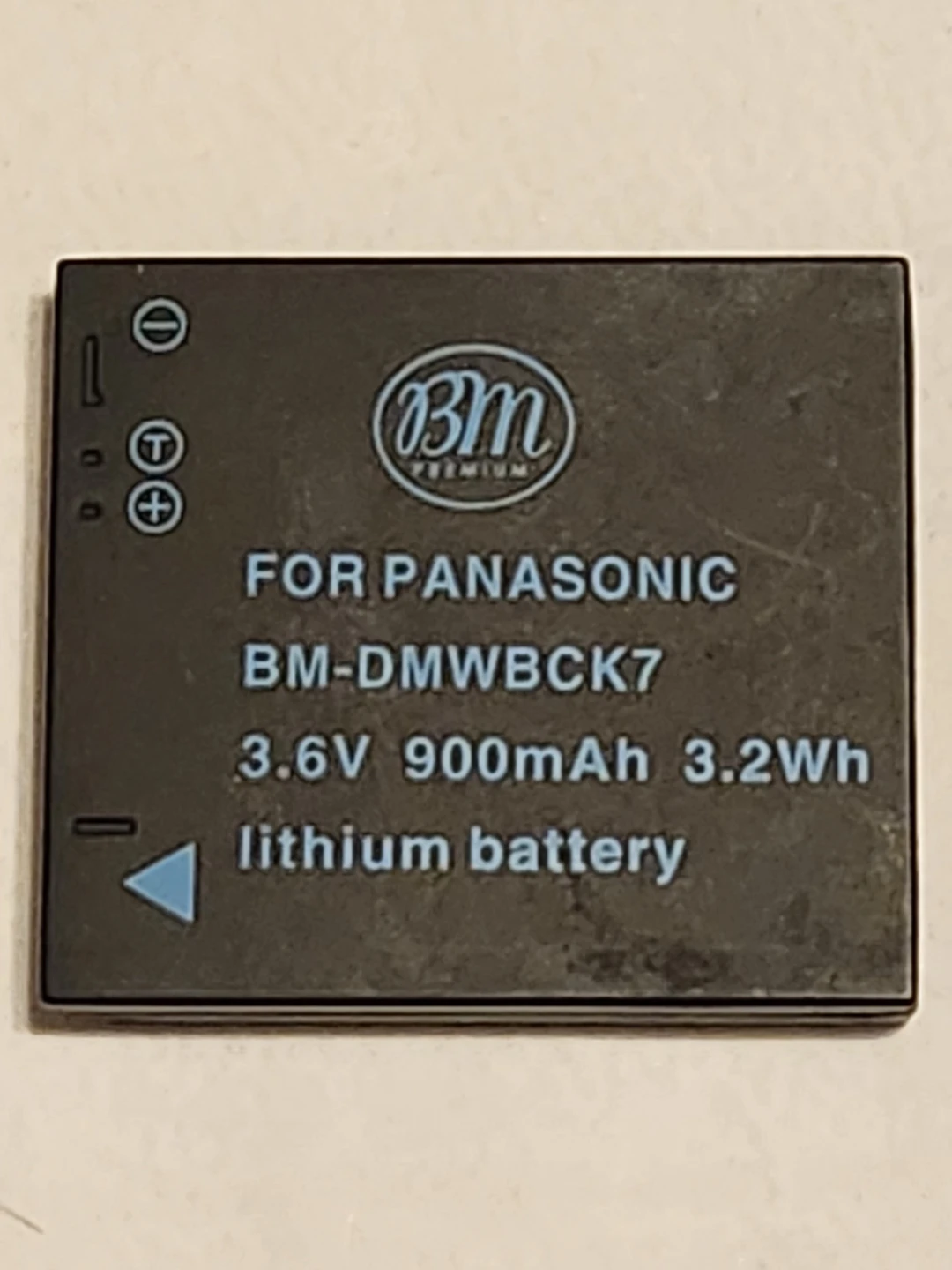 BM Premium Replacement Battery for Panasonic DMW-BCK7
