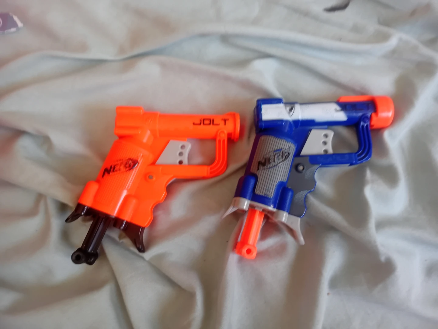 Two Nerf Jolt Blasters