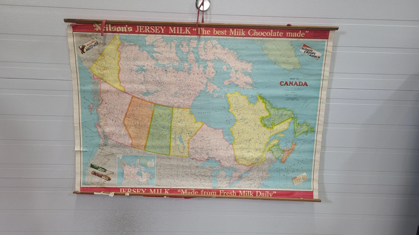 Vintage School Pull-Down Wall Maps - photo 5