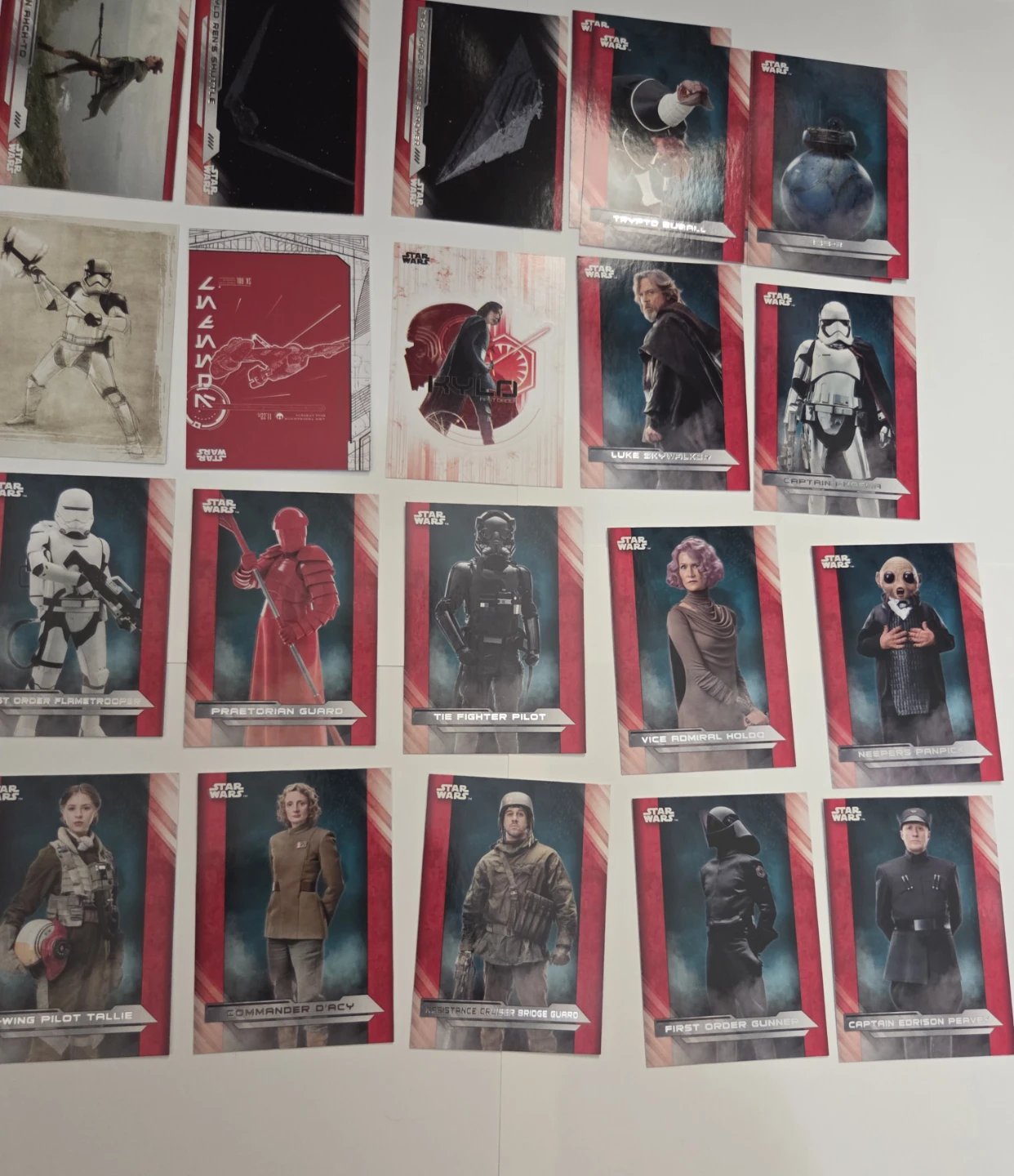 Star Wars Last Jedi Trading Cards - photo 3