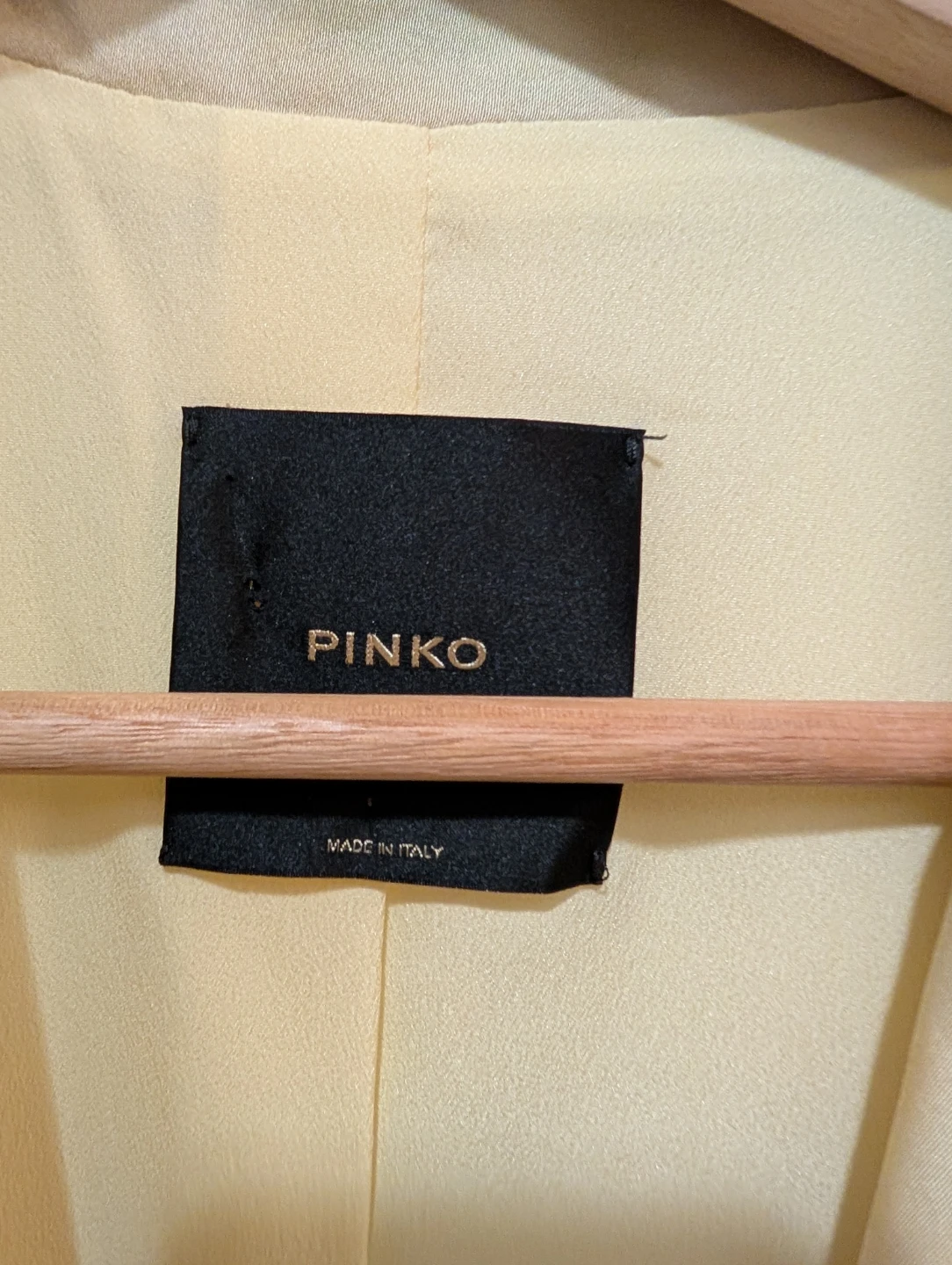 Pinko Women's Yellow Patterned Blazer - photo 4