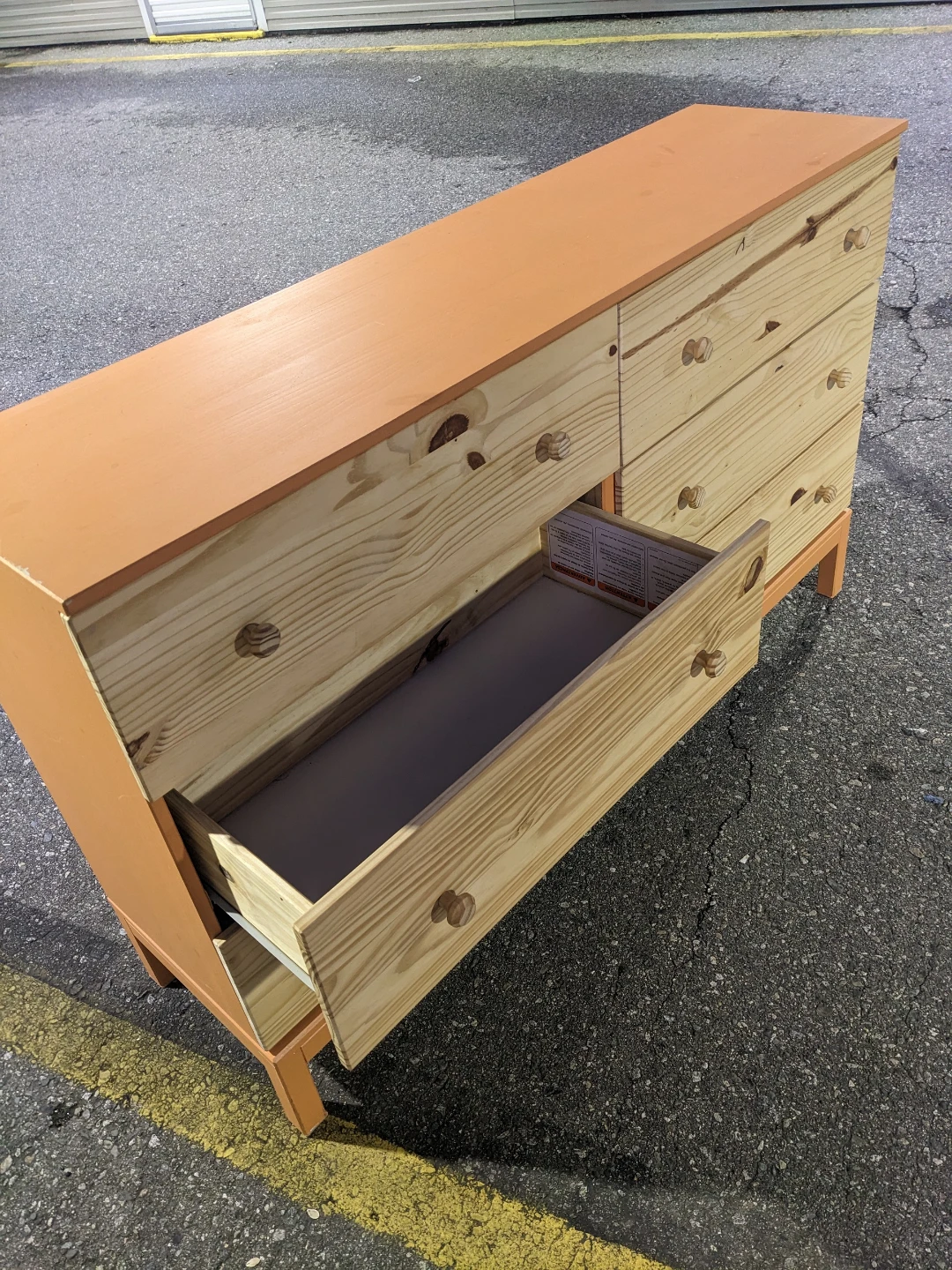 IKEA Tarva 6-Drawer Dresser one big and 2 small - photo 4