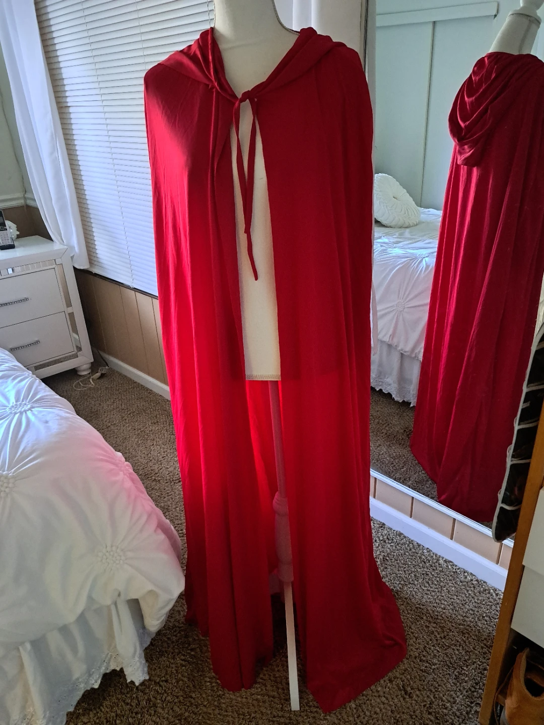 Red Hooded Cape