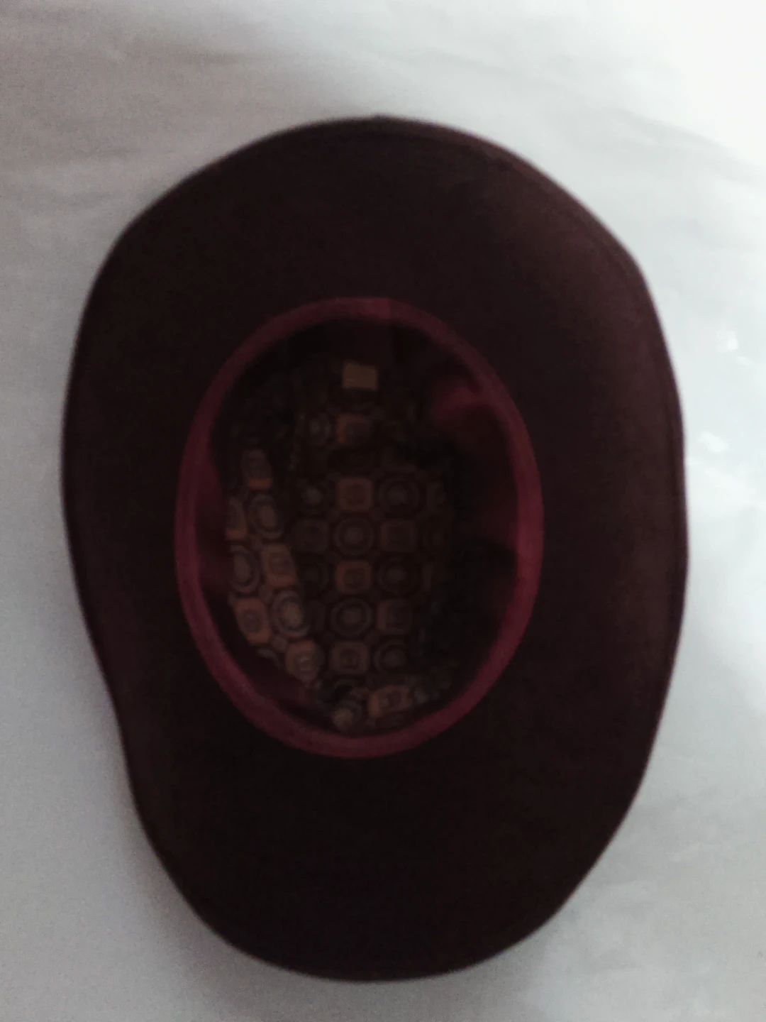 Brown Suede Fedora Hat size large - photo 5