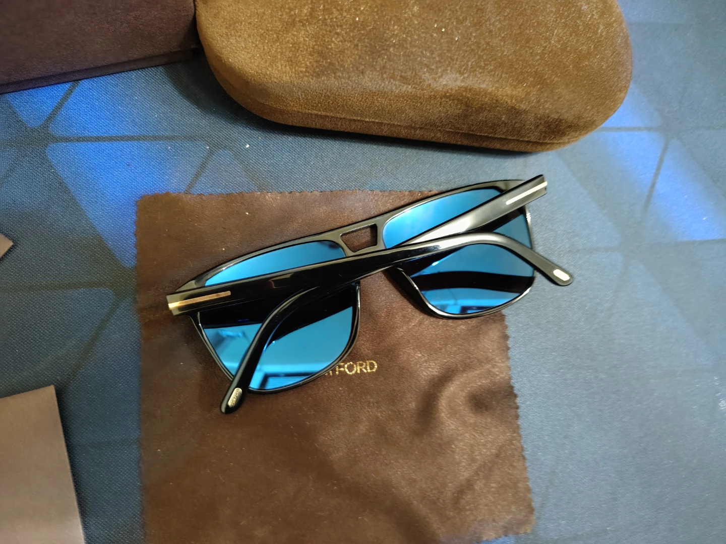TOM FORD "Shelton" Men's Aviator Sunglasses - photo 2