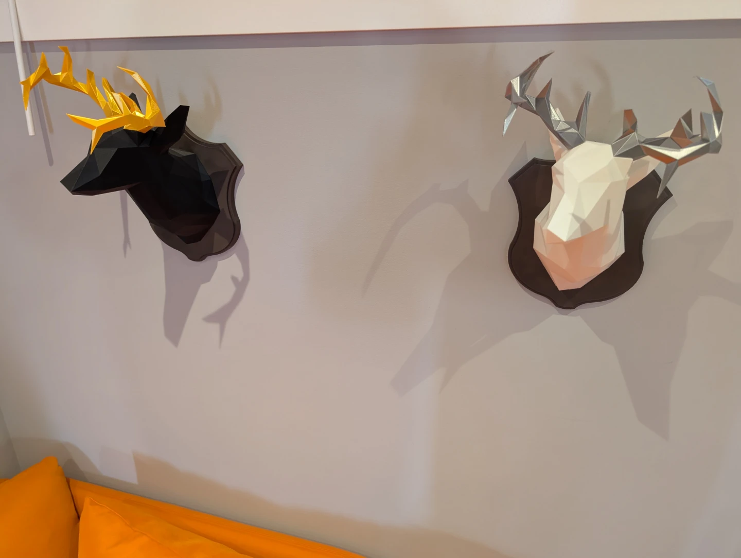 Geometric Wall Mounted Deer Heads