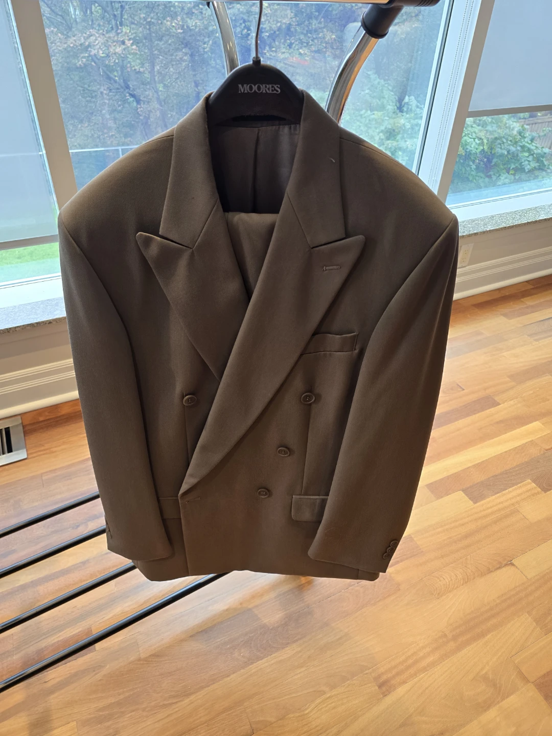 Moores Gabardine Pure New Wool Suit