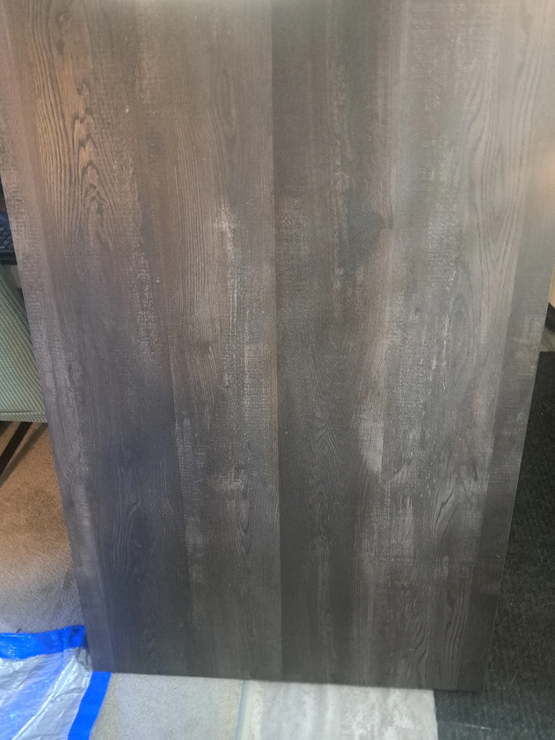Black Dining Chairs and Table Top Set