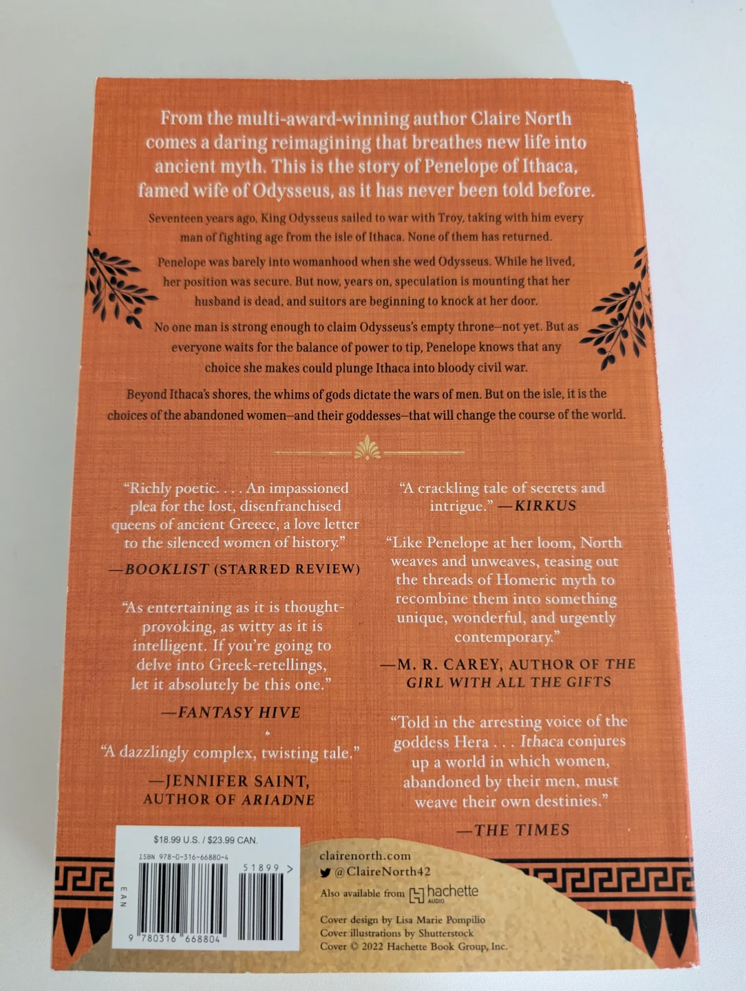 Two Novels: Ithaca by Claire North and Just for the Summer - photo 2