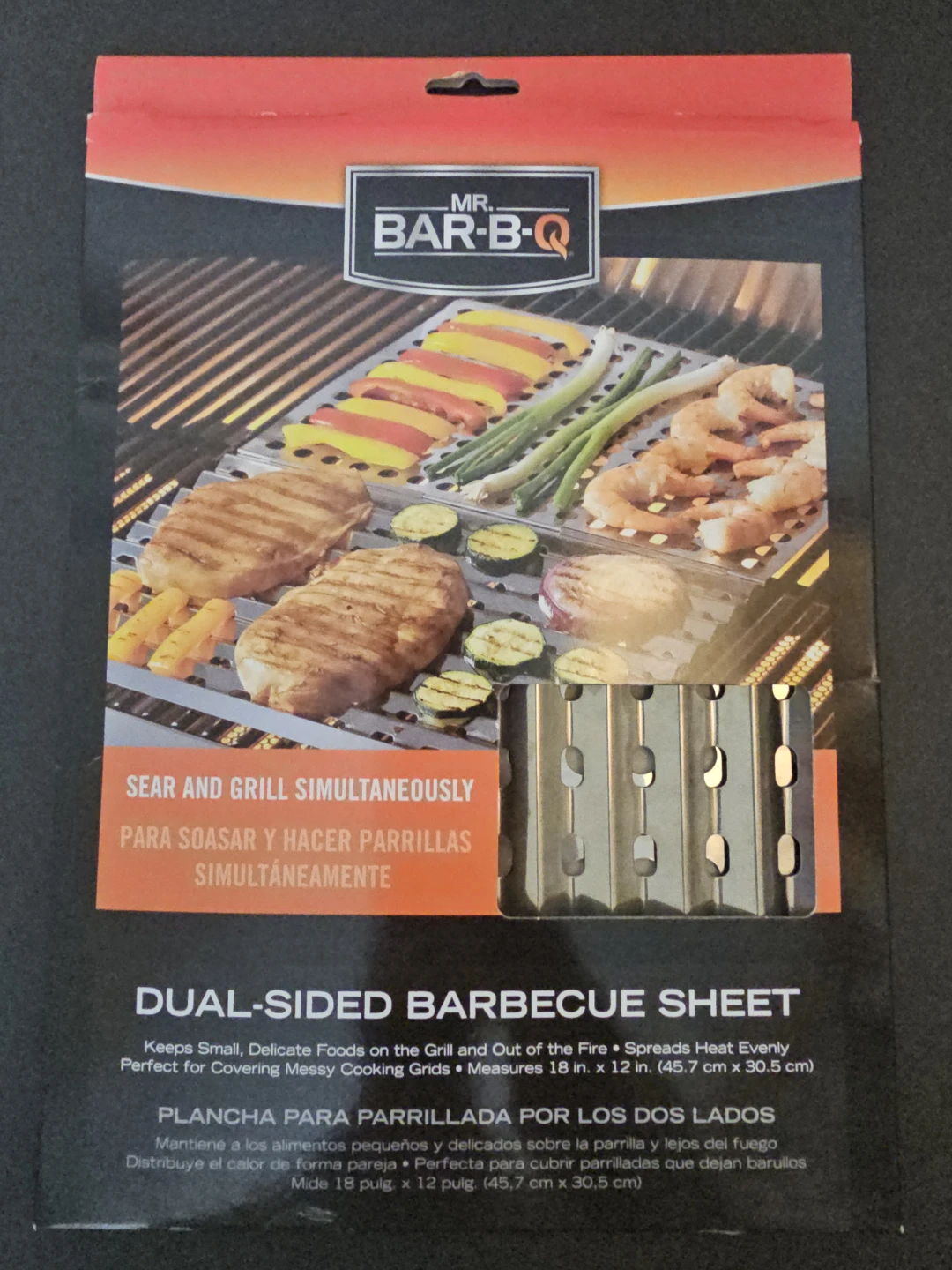 MR BAR-B-Q Dual-Sided Barbecue Sheet