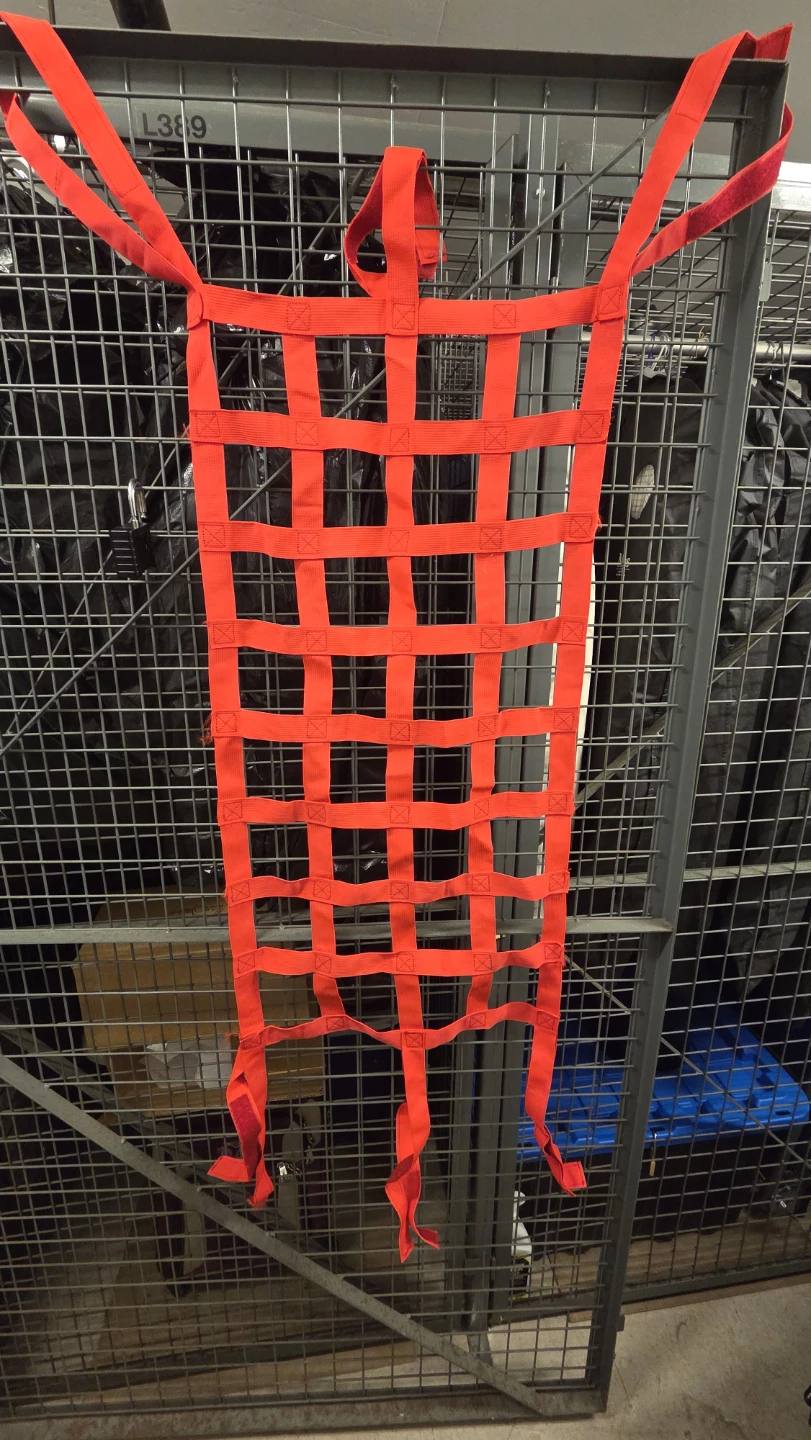 Jeep Wrangler Heavy-Duty Red Cargo / Roll Bar Net 🔥 - photo 3