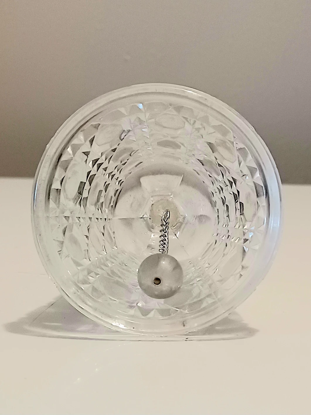 Vtg Hand- Cut Crystal Decorative Bell - photo 2