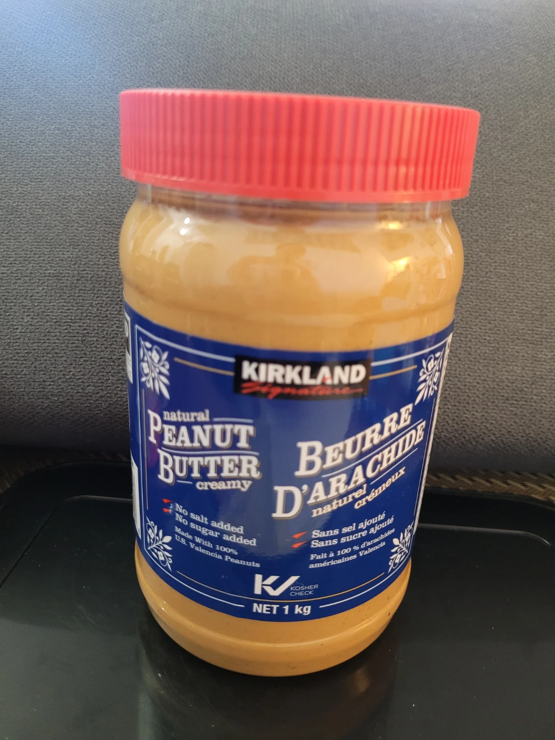 Kirkland Signature Creamy Natural Peanut Butter 1kg