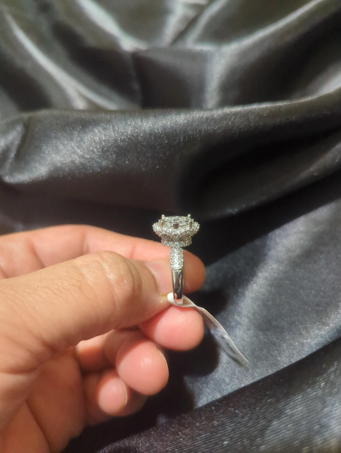 Reet Pehal silver-tone cluster ring - photo 2