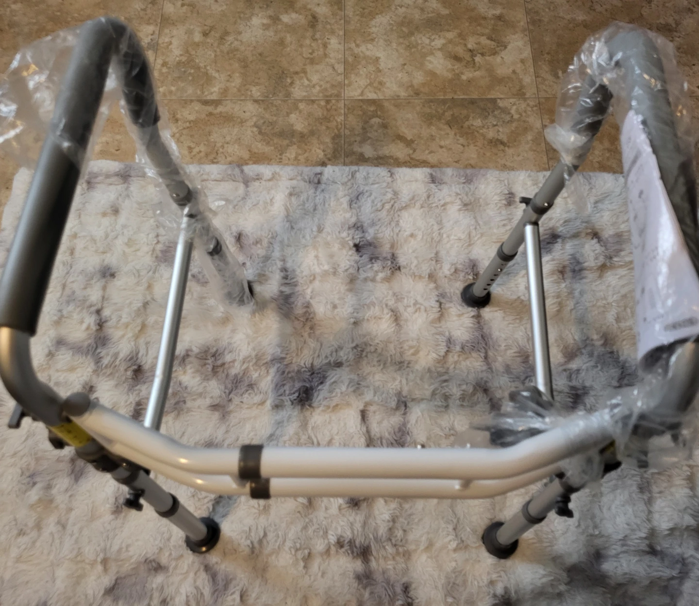 New Adjustable Toilet Safety Rail - photo 2