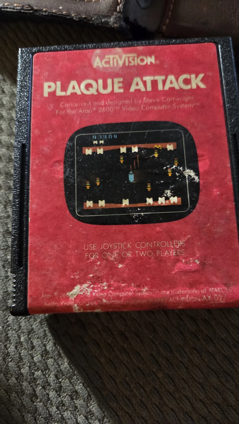 Activision Plaque Attack for Atari 2600